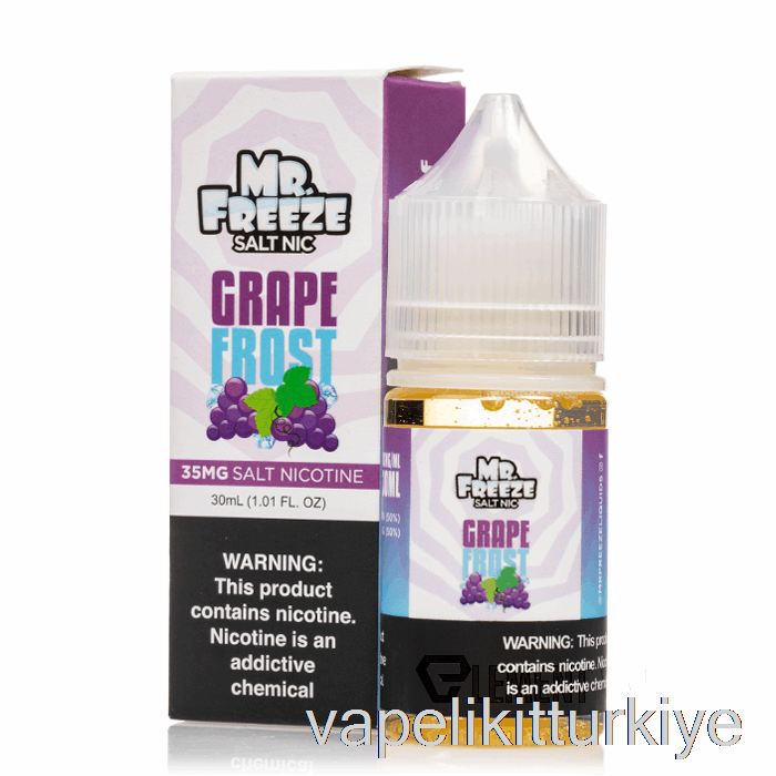 Vape Pen Vape Mate üzüm Don - Mr Frozen Tuzları - 30ml 50mg